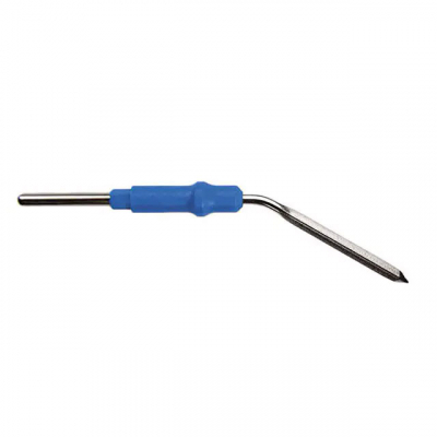 Electrodo de cuchilla, angulado, rómbico, conector 2.3mm