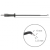 Electrodo de cuchilla, 45° angulado, punta 4 x 1.5mm