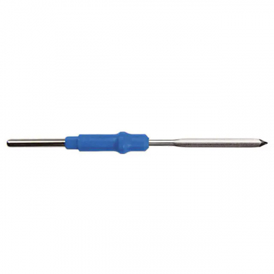 Knife electrode, straight, rhombic, shaft 2.4 mm